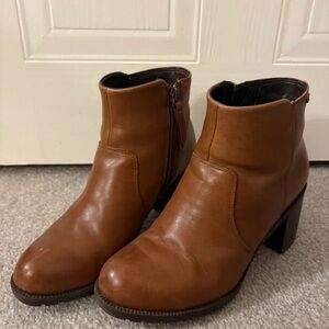Clarks Brown Ankle Booties